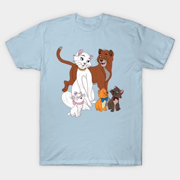 Aristocats T-Shirt by LeeAnnaRose96